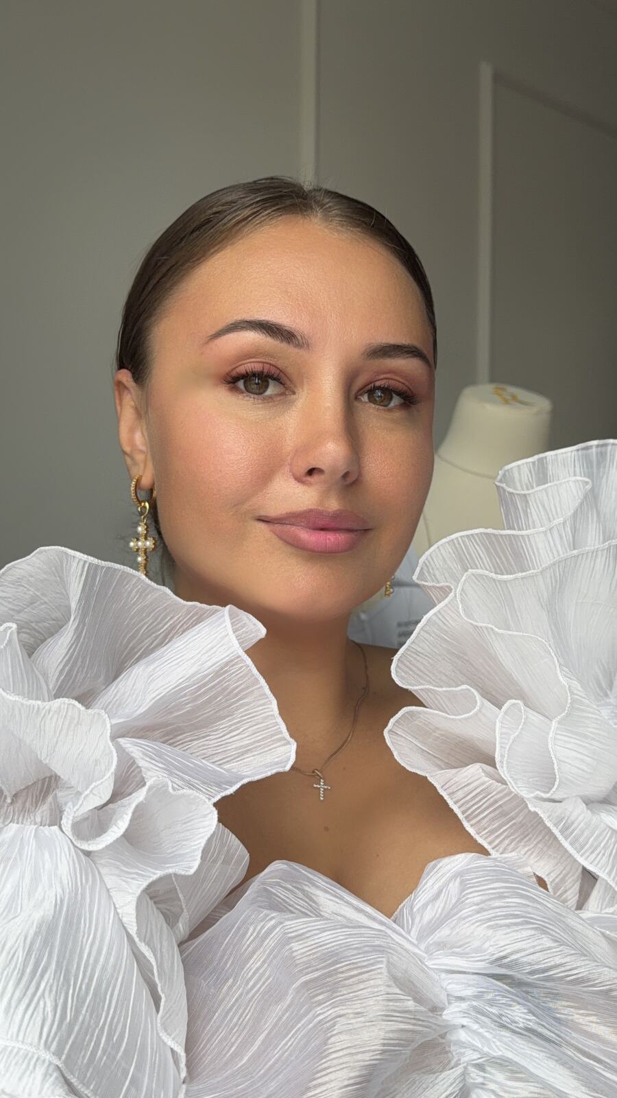 Ксения Пакселева в мастерской